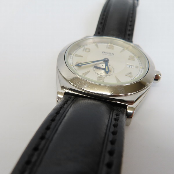 実際に弊社で買取させて頂いたHUGO BOSS/ヒューゴボス クオーツ 腕時計【動作未確認】の画像 5枚目