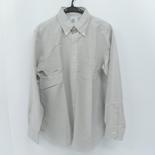 実際に弊社で買取させて頂いたBLACK FLEECE by Brooks Brothers/ブラックフリース ブルックスブラザーズ ボタンダウン 長袖シャツ グレー/BB3