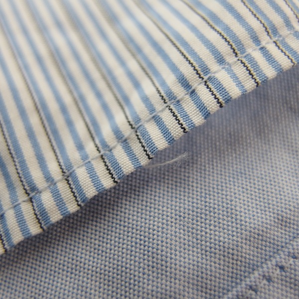 実際に弊社で買取させて頂いたFAT/エフエーティー ストライプ切替長袖シャツ/SKINNYの画像 4枚目