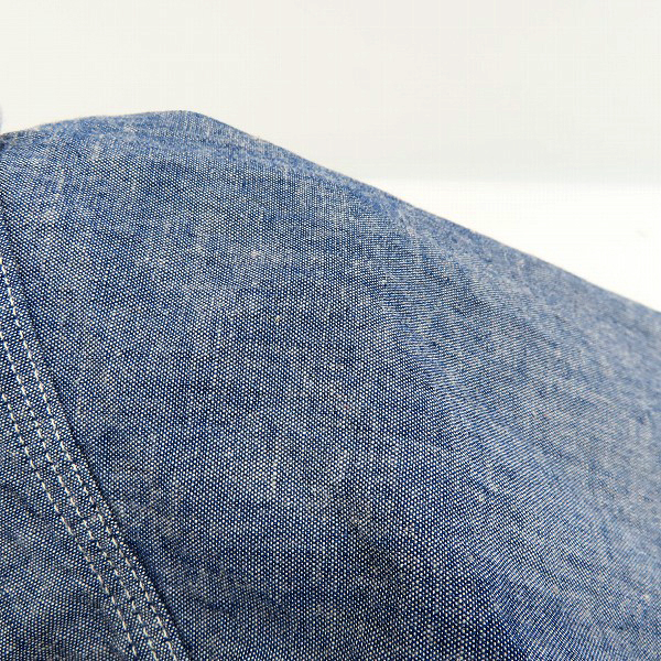 実際に弊社で買取させて頂いたSUGAR CANE/シュガーケーン  ブルーシャンブレー ワークシャツ 長袖シャツ SC27850/XLの画像 3枚目