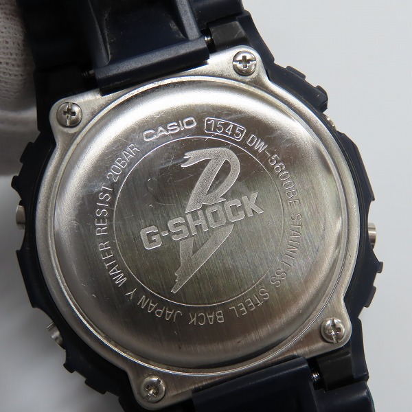 実際に弊社で買取させて頂いたG-SHOCK×BEAMS/Gショック×ビームス コラボモデル 腕時計 ネイビー DW-5600BE-2JRの画像 3枚目