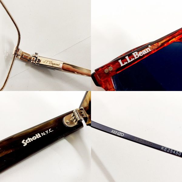 実際に弊社で買取させて頂いた【おまとめ品】S.Tデュポン/スラッシャー/LLビーン/マッキントッシュ他 サングラス/メガネフレームの画像 6枚目