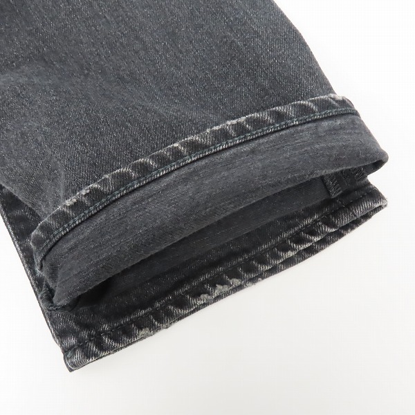 実際に弊社で買取させて頂いたuniform experiment/ユニフォームエクスペリメント SLIM-FIT SEMI FLARE DAMAGED JEANS/ダメージデニム UE-160065/4の画像 8枚目