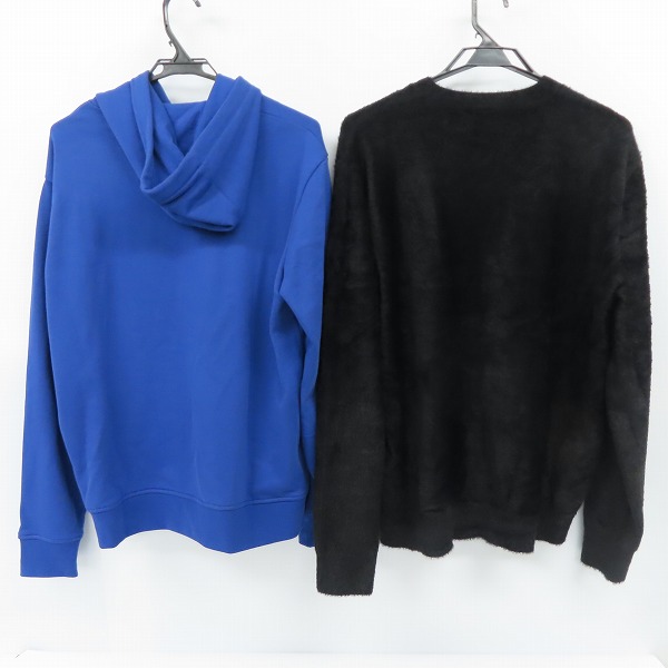 実際に弊社で買取させて頂いたARMANI EXCHANGE/アルマーニ エクスチェンジ ロゴ ニットプルオーバー/スウェットパーカ/L/XL/2点セットの画像 1枚目