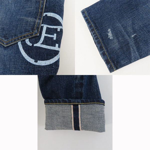 実際に弊社で買取させて頂いたuniform experiment/ユニフォームエクスペリメント 21AW ダメージデニムパンツ UE-212033/2の画像 6枚目