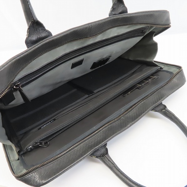 実際に弊社で買取させて頂いたdunhill/ダンヒル レザー ビジネスバッグ/ブリーフケースの画像 4枚目