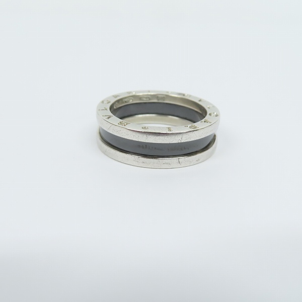実際に弊社で買取させて頂いたBVLGARI/ブルガリ Save the Children/セーブ・ザ・チルドレン リング/ブラックセラミック/スターリングシルバー/15号の画像 2枚目