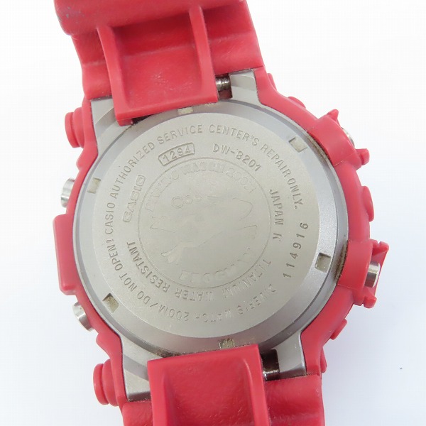 G-SHOCK/G-ショック FROGMAN/フロッグマン 赤蛙/DW-8201GF-4JF【動作