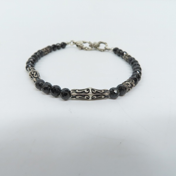 実際に弊社で買取させて頂いた【ギャラ付】Bloody Mary/ブラッディマリー ARKADIA Ritual リチュアル ブラックスピネル ブレスレット/19cmの画像 1枚目