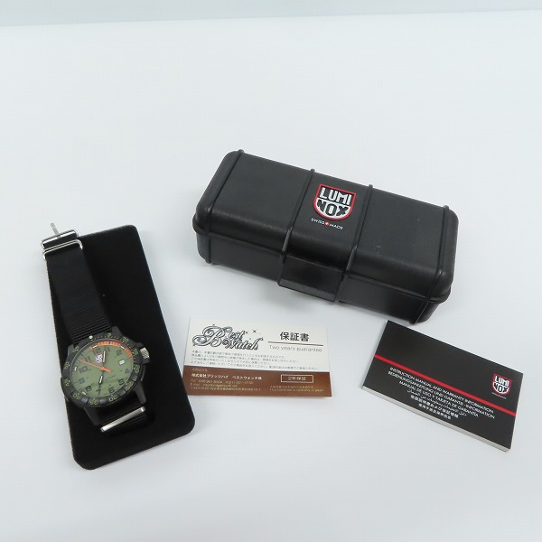 実際に弊社で買取させて頂いたLUMINOX/ルミノックス LEATHERBACK SEA TURTLE GIANT 0320 SERIES ウォッチ/時計の画像 9枚目