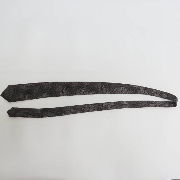 実際に弊社で買取させて頂いたHUGO BOSS/ヒューゴボス ペイズリー柄 シルクネクタイの画像 3枚目