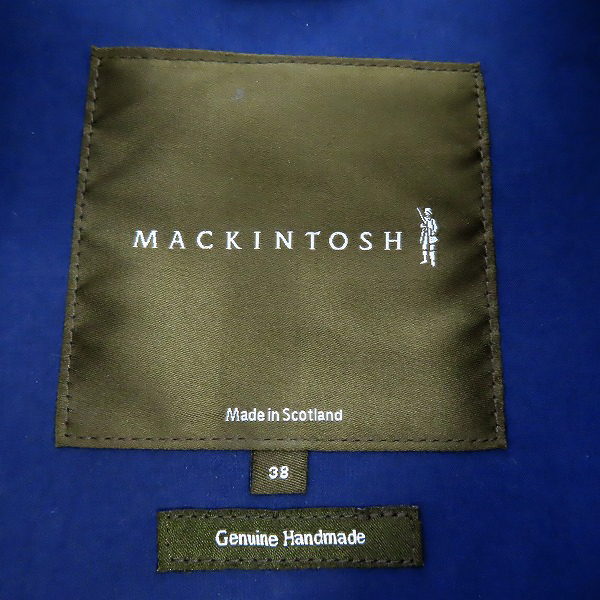 実際に弊社で買取させて頂いたMACKINTOSH/マッキントッシュ コットン ステンカラーコート/38の画像 2枚目