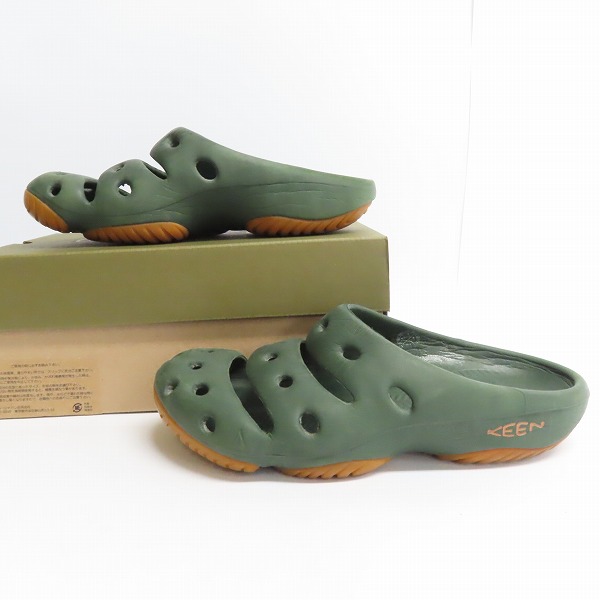 実際に弊社で買取させて頂いたKEEN/キーン YOGUI ヨギ PINENEEDLE クロッグ サンダル 1014813/27の画像 3枚目