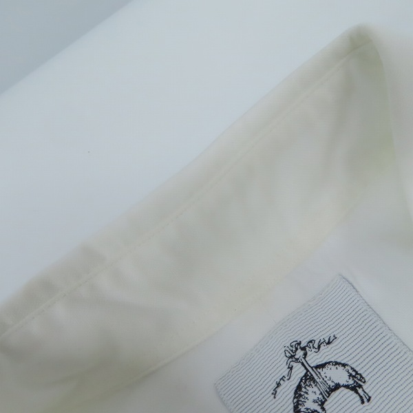 実際に弊社で買取させて頂いたBLACK FLEECE by Brooks Brothers/ブラックフリース ブルックスブラザーズ ボタンカラーシャツ ホワイト/BB4の画像 6枚目