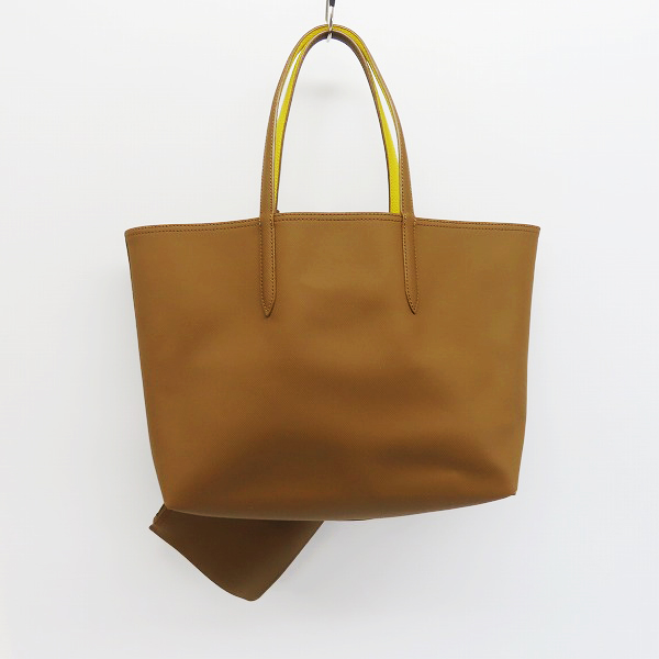 実際に弊社で買取させて頂いたLACOSTE/ラコステ ポーチ付き リバーシブル トートバッグの画像 1枚目