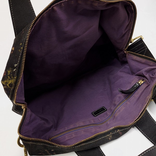 実際に弊社で買取させて頂いたPaul Smith/ポールスミス マルチストライプ ミニクーパー 転写プリント ボストン/ショルダーバッグの画像 4枚目