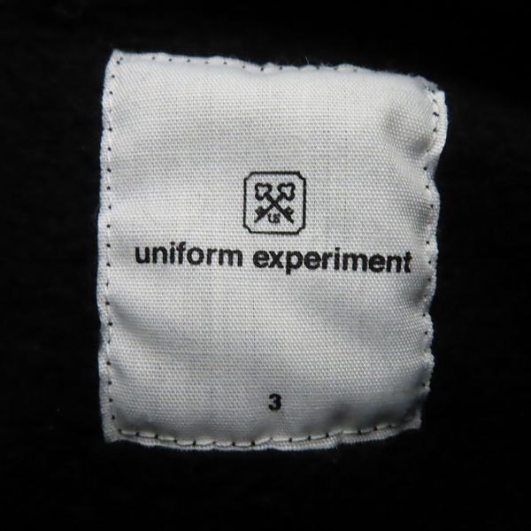 実際に弊社で買取させて頂いたuniform experiment/ユニフォームエクスペリメント CONCEALED POCKET HOODIE/プルオーバーパーカー ue-192037/3の画像 2枚目