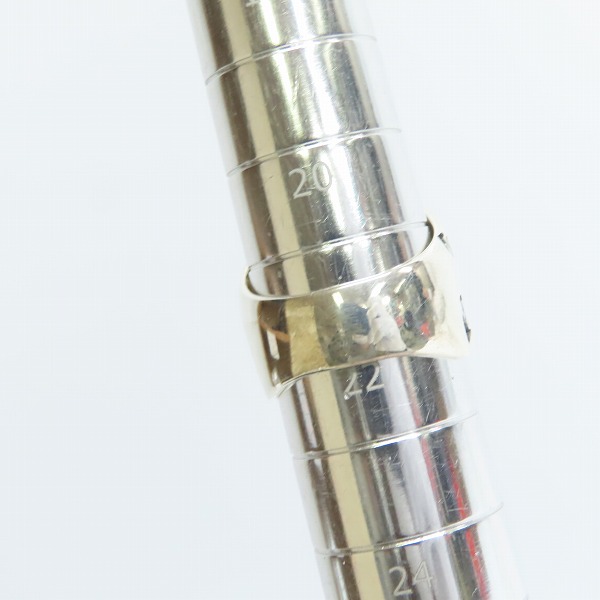 実際に弊社で買取させて頂いたCRAZY PIG/クレイジーピッグ MEMENTO MORI SKULL RING/メメントモリ スカルリング 22号の画像 7枚目