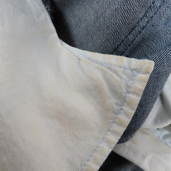 実際に弊社で買取させて頂いたuniform experiment/ユニフォームエクスペリメント 16AW DAMAGED STRETCH SKINNY JEANS/ダメージデニム UE-167007/4の画像 7枚目