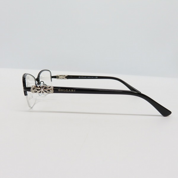 実際に弊社で買取させて頂いたBVLGARI/ブルガリ メガネフレーム アイウェア ブラック 2171-B 239の画像 1枚目