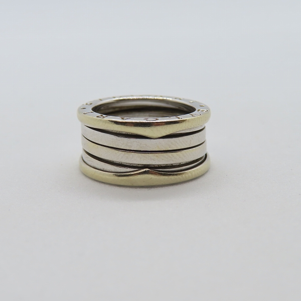 実際に弊社で買取させて頂いたBVLGARI/ブルガリ K18WG B-ZERO1/ビーゼロワン 3バンド リング/指輪 12.5号の画像 1枚目