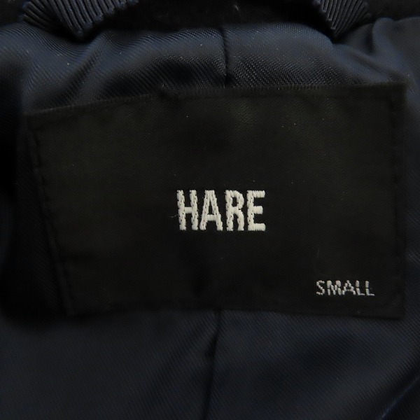 実際に弊社で買取させて頂いたHARE/ハレ  チェスターコート ウール HA030014N9/Sの画像 2枚目