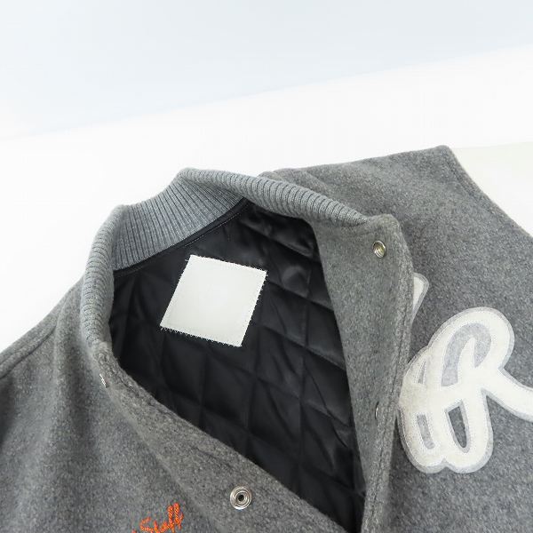 実際に弊社で買取させて頂いたLet it Ride/レットイットライド 袖レザースタジャン/ジャケット ELT-422/Ｍの画像 5枚目