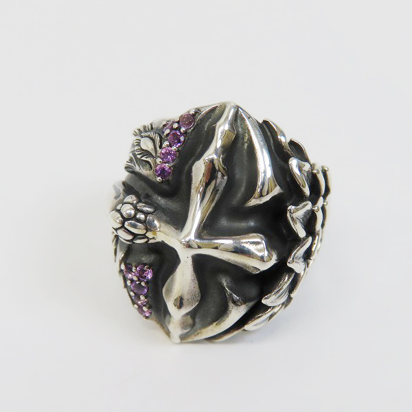 実際に弊社で買取させて頂いたBloodyMary/ブラッディマリー Obsession オブセッション リング 妄想 w/アメジスト 23.5-24号