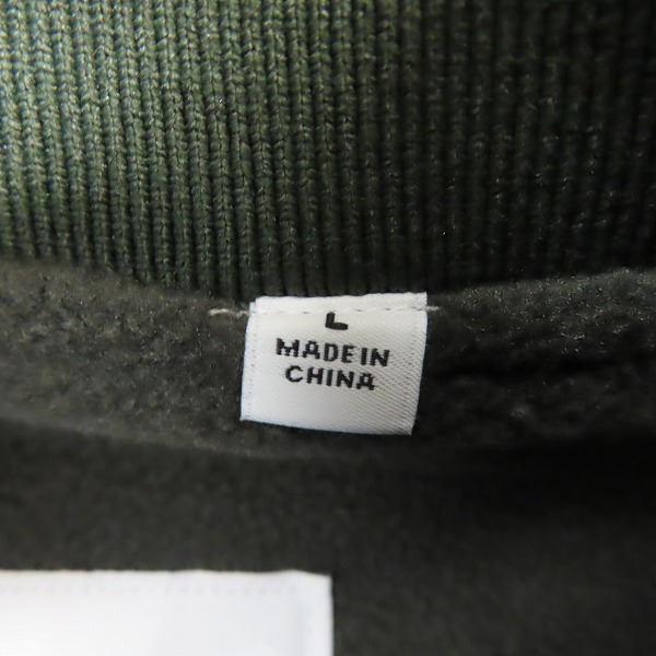 実際に弊社で買取させて頂いた【未使用】UNIQLO×White Mountaineering/ユニクロ フリース フルジップジャケット (長袖) オリーブ Lの画像 3枚目