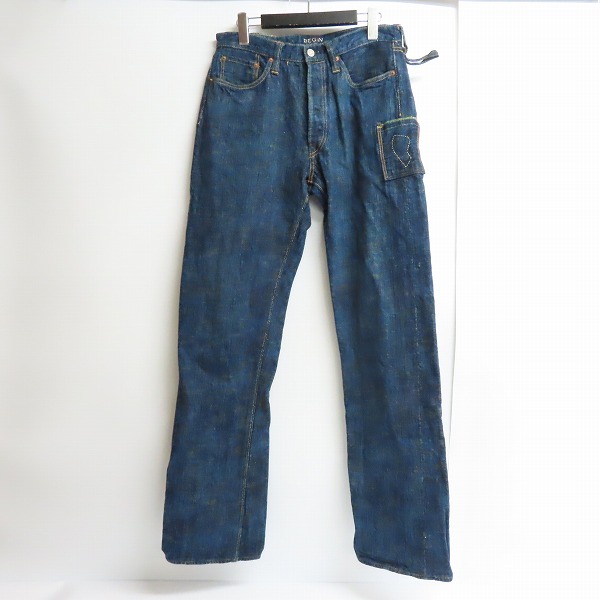 実際に弊社で買取させて頂いたSUGAR CANE×BEGIN/シュガーケーン×ビギン 砂糖黍 唄者モデル デニムパンツ/ジーンズ W32/L34