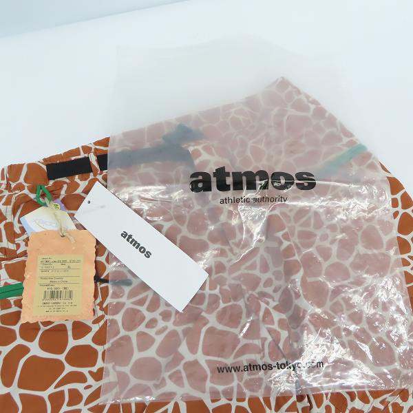 実際に弊社で買取させて頂いた【未使用】GRIP SWANY/グリップスワニー 20SS ATMOS別注 キリン柄ナイロンギアショーツ/XLの画像 8枚目