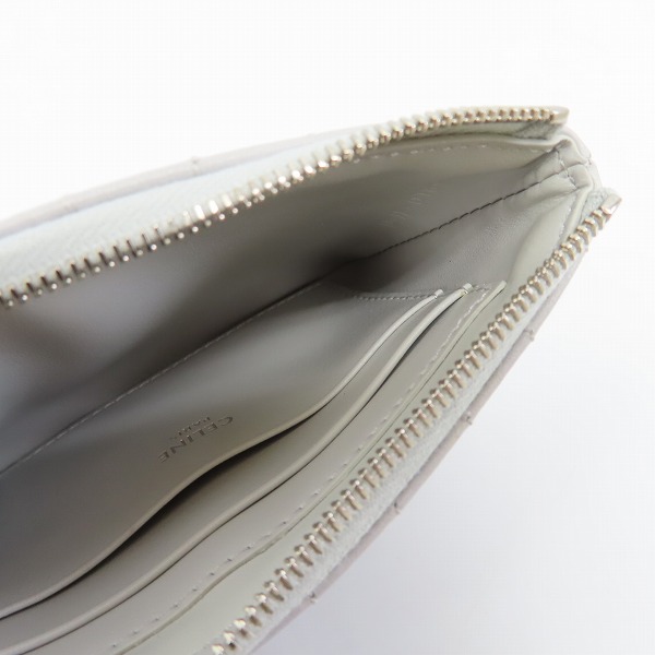 実際に弊社で買取させて頂いたCELINE/セリーヌ Cチャーム コンパクトジップウォレット 10B663BFL.19BRの画像 5枚目