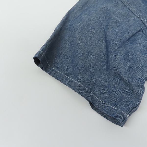 実際に弊社で買取させて頂いたSUGAR CANE/シュガーケーン  ブルーシャンブレー ワークシャツ 半袖シャツ SC37941/XLの画像 8枚目