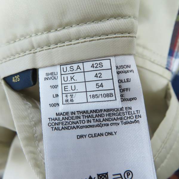 実際に弊社で買取させて頂いたBROOKS BROTHERS/ブルックスブラザーズ 3B テーラードジャケット 42Sの画像 3枚目