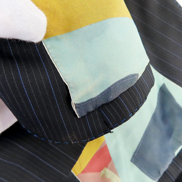 実際に弊社で買取させて頂いたPaul Smith collection/ポールスミス 2B テーラードジャケット Sの画像 8枚目