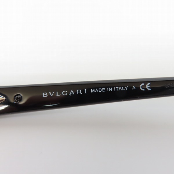 実際に弊社で買取させて頂いたBVLGARI/ブルガリ メガネフレーム アイウェア ブラック 4086-B-F 501の画像 4枚目