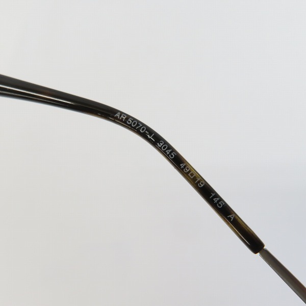 実際に弊社で買取させて頂いたGIORGIO ARMANI/ジョルジオアルマーニ メガネフレーム アイウェア AR5070-Jの画像 5枚目