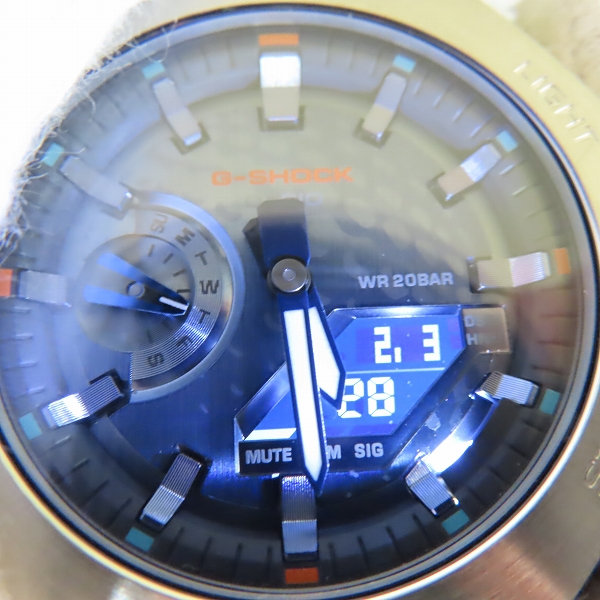 実際に弊社で買取させて頂いたG-SHOCK × RYO ISHIKAWA/ジーショック × 石川遼 SIGNATURE MODEL/シグネチャーモデル GM-2100RI21-7AJRの画像 4枚目