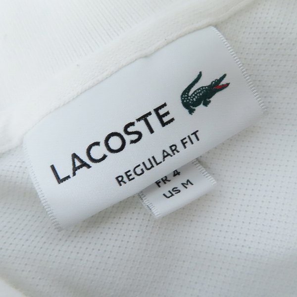 実際に弊社で買取させて頂いたLACOSTE/ラコステ パームツリーロゴ 鹿の子ポロシャツ PH4258/Mの画像 2枚目