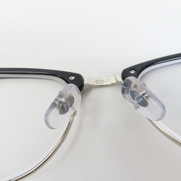 実際に弊社で買取させて頂いたRay-Ban/レイバン CLUBMASTER/クラブマスター 度入り眼鏡/メガネフレーム RB5154の画像 3枚目