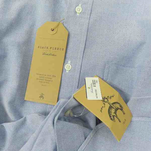 実際に弊社で買取させて頂いた【未使用】BLACK FLEECE by Brooks Brothers/ブラックフリース ブルックスブラザーズ ボタンダウン 長袖シャツ ブルー/BB3の画像 5枚目