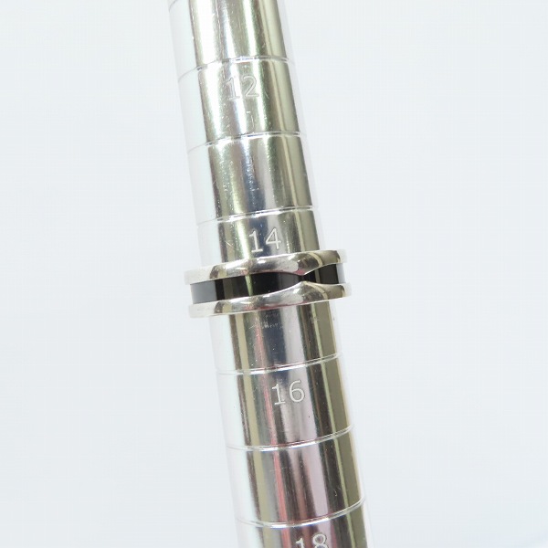 実際に弊社で買取させて頂いたBVLGARI/ブルガリ Save the Children/セーブ・ザ・チルドレン リング/ブラックセラミック/スターリングシルバー/15号の画像 6枚目