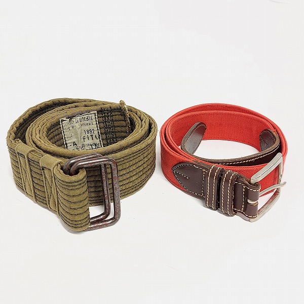 実際に弊社で買取させて頂いたRUGBY ラルフローレン/プラダ/HTC他 スタッズ/レザー/リング/ガチャベルト おまとめ10点の画像 3枚目