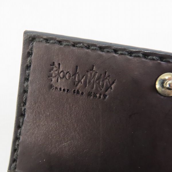 実際に弊社で買取させて頂いた【ギャラ付】Bloody Mary/ブラッディマリー クロコダイル 型押し カードケースの画像 6枚目