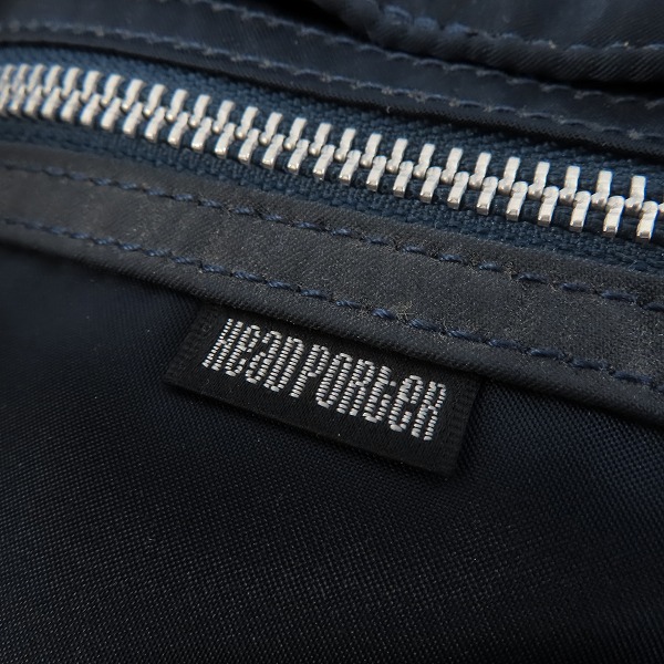 実際に弊社で買取させて頂いたHEAD PORTER/ヘッドポーター TANKER/タンカー バックパック/リュックサック ネイビーの画像 5枚目