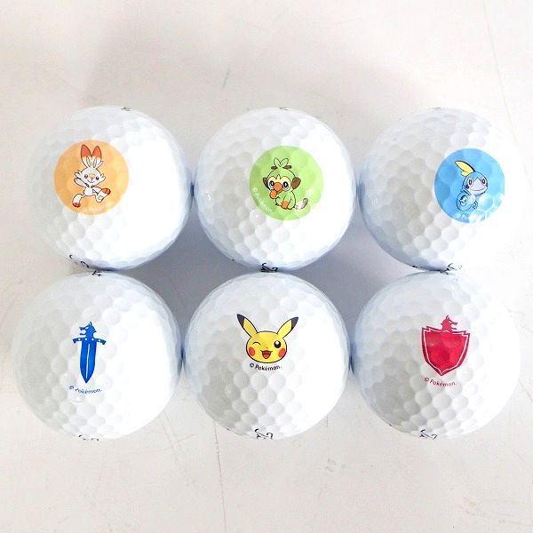 実際に弊社で買取させて頂いた【未使用】Titleist/タイトリスト PRO V1 Pokemon Golf Ball/ポケモン ゴルフボール6個セットの画像 2枚目