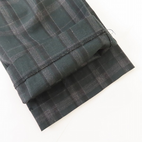 実際に弊社で買取させて頂いたDIET BUTCHER SLIM SKIN/ダイエット ブッチャースリムスキン スカート付チェックパンツ/2の画像 7枚目