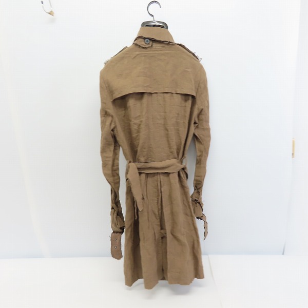実際に弊社で買取させて頂いたDIET BUTCHER SLIM SKIN/ダイエット ブッチャースリムスキン gASP ダメージ加工 トレンチコート/1の画像 1枚目