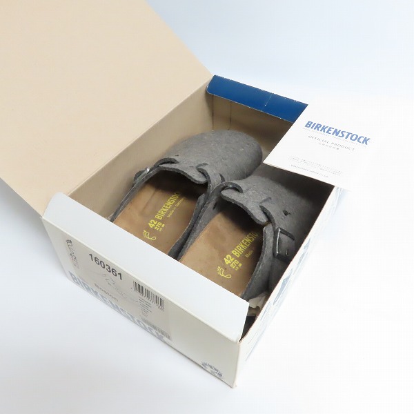 実際に弊社で買取させて頂いたBIRKENSTOCK/ビルケンシュトック Boston/ボストン サンダル 016036/27の画像 7枚目