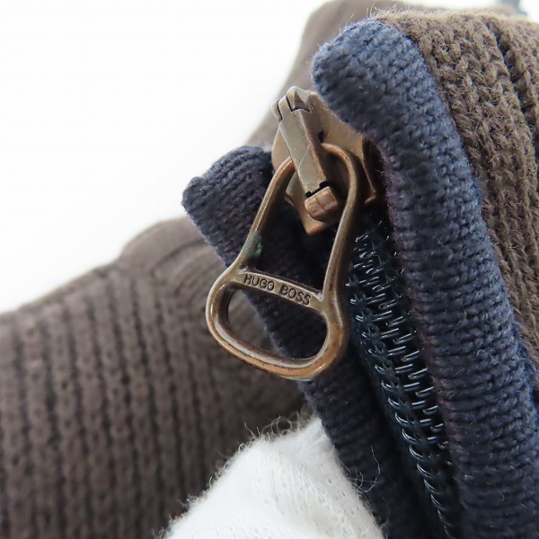 実際に弊社で買取させて頂いたHUGO BOSS/ヒューゴボス ジップアップニットセーター/Sの画像 4枚目